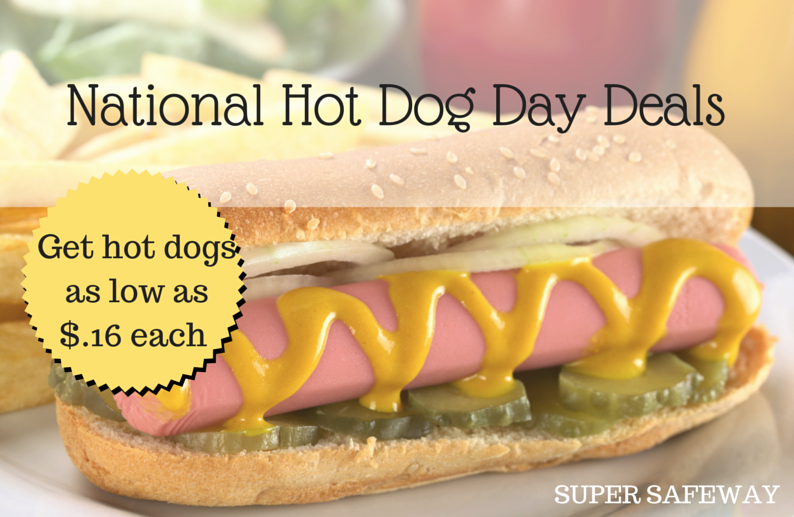 hot dog day deals
