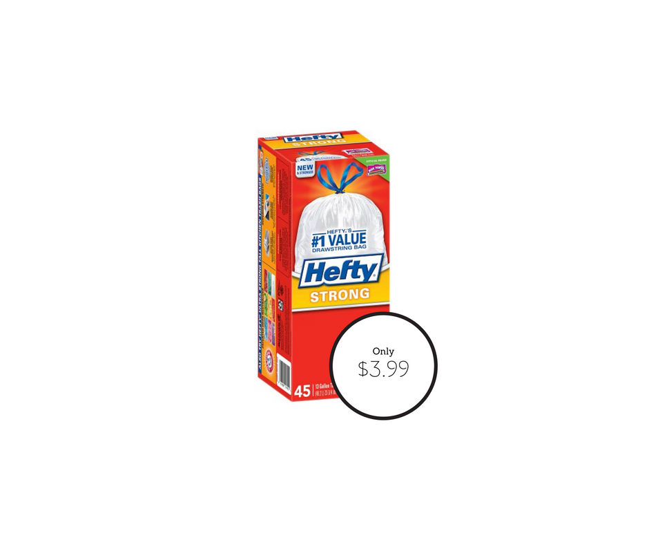  Hefty Trash Bag Coupons, Pay as Low as $3.99