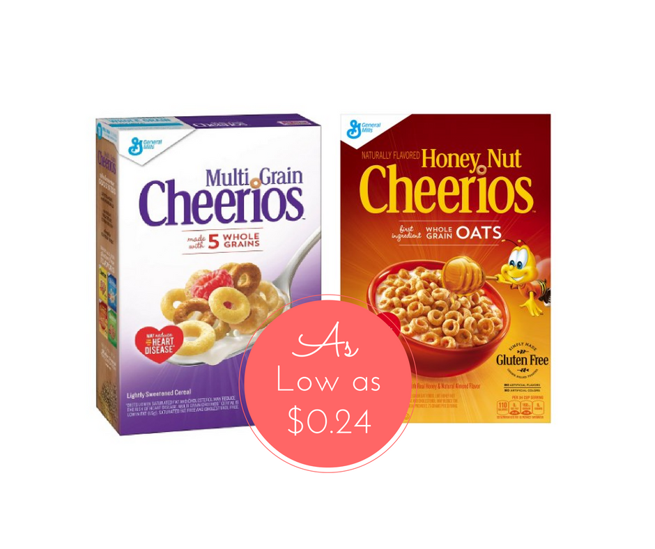 NEW Cheerios Coupon, Pay as Low as $0.24