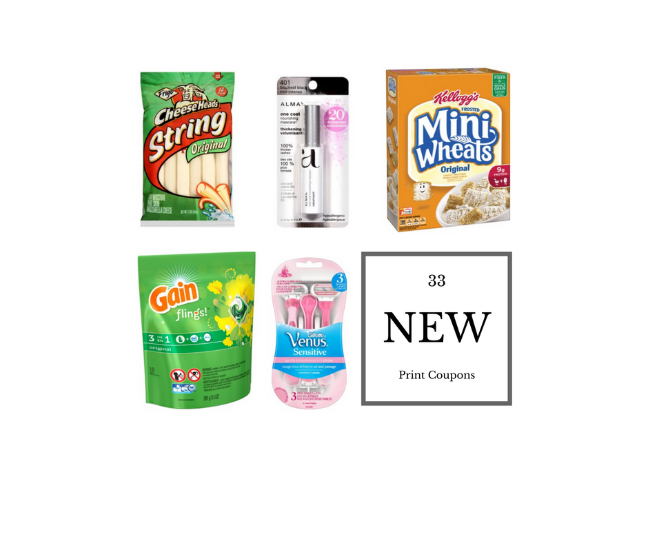 33 NEW Printable Coupons Over The Weekend