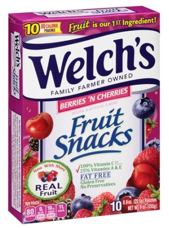 FREE Welch's Fruit Snacks
