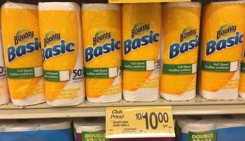 Bounty Paper Towel Coupons, Pay $0.50