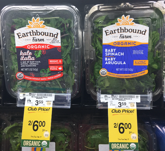 Earthbound Farm Coupon, Pay $2.00 for Organic Salad