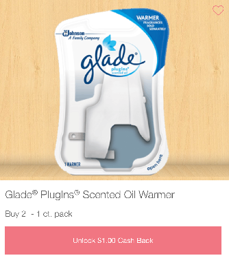 Glade PlugIns Coupon, Pay as Low as $0.79