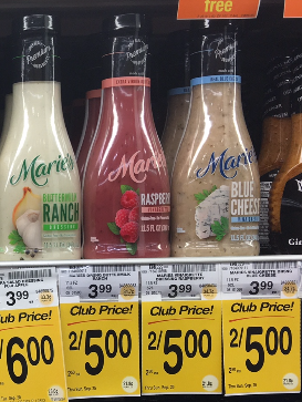 Marie's Coupon, Pay $1.50 for Dressing