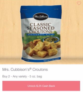 Mrs. Cubbison's Coupon, Pay as Low as $0.88 for Croutons
