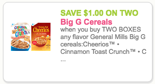 general mills cereal coupons