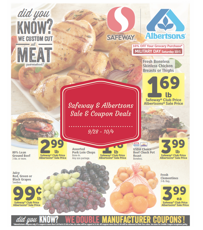 safeway sale and coupon match