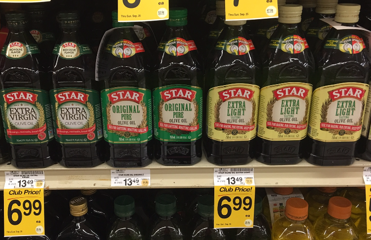 Star Olive Oil Coupon, Pay $5.99