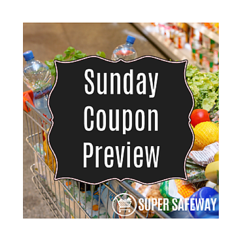 Sunday Coupon Preview 9/11 - 4 Inserts
