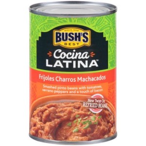 Stock up Price on Bush’s Cochina Latina Refried Bean’s for $.50 cents each
