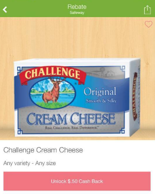 Challenge Cream Cheese Coupon, Pay as Low as $0.50