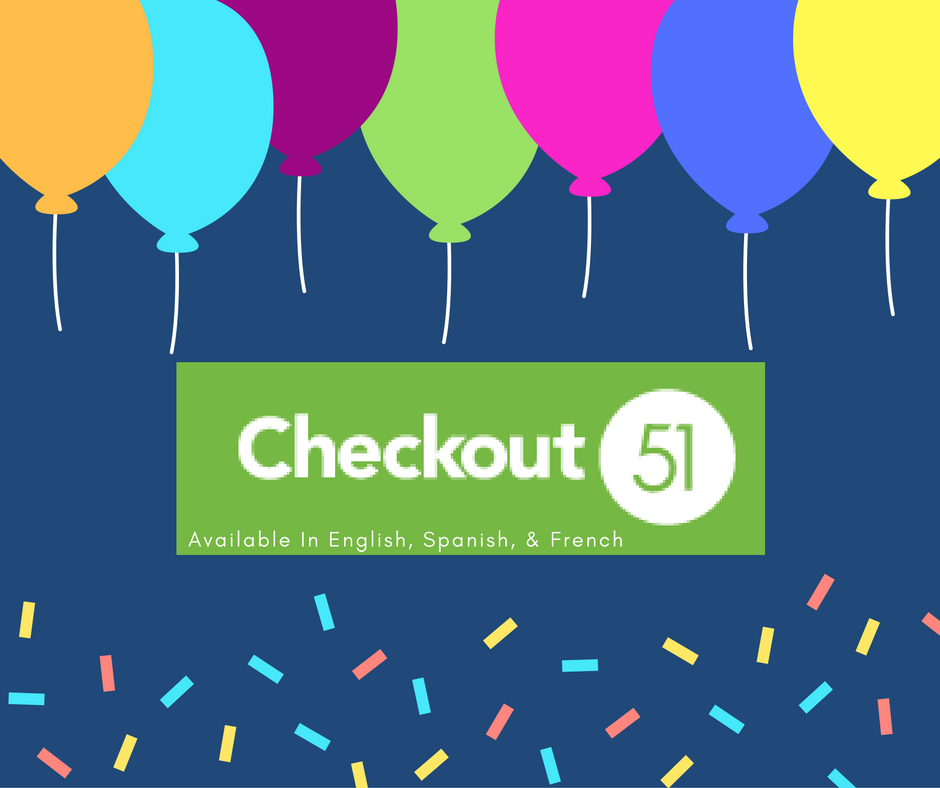 Checkout51 Now Available in Spanish, French, and English