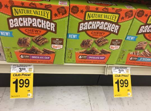 Nature Valley Backpacker Coupon, Pay as Low as $0.49