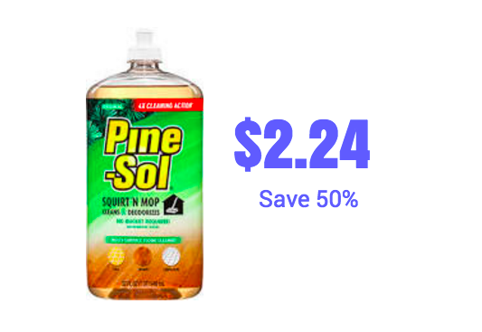 PineSol Squirt N Mop $2.24