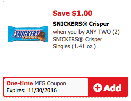 snickers crispers
