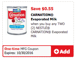carnation evaporated milk coupon