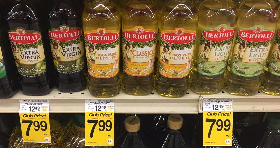 Bertolli Olive Oil Coupon - Pay $6.99 