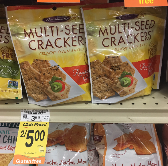Only $0.75 for Crunchmaster Crackers