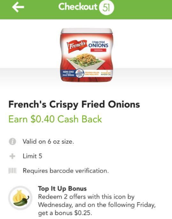  French's Coupon, Pay as Low as $1.39