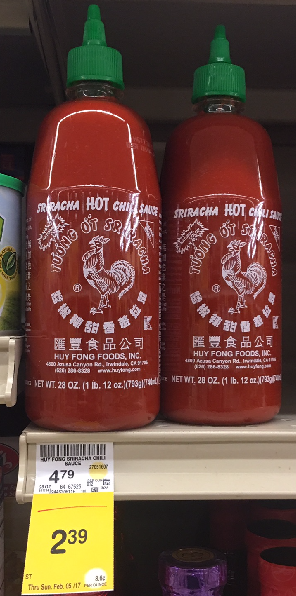Spice Up Your Food - Sriracha 50% Off