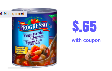 Progresso Soup $.65 coupon