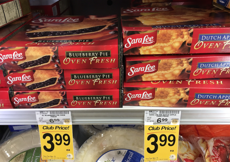 Sara Lee Pies Just 2.99 at Safeway with Coupon Super Safeway