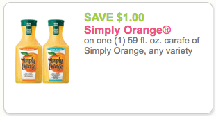 simply orange juice coupons