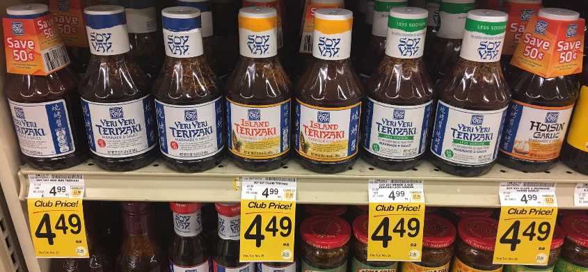 NEW Soy Vay Coupon, Pay $3.49