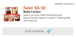 FREE Betty Crocker Cake or Brownie Mix