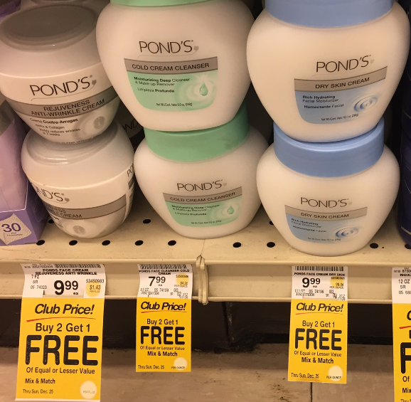 Pond's Sale - Buy 1, Get 1 FREE AND a Rebate, Pay as Low as $3.25 Each