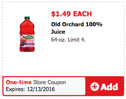 old orchard juice coupon