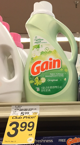  Save 67% on Gain Fabric Softener - Pay Just $1.99