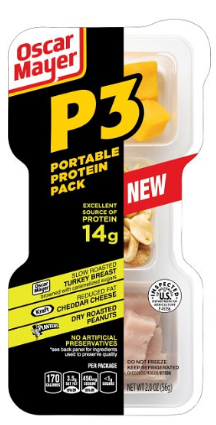 $0.50 for Oscar Mayer P3 Protein Snacks, Save 75%