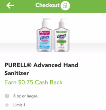 Save 72% on Purell Hand Sanitizer - Pay as Low as $0.99