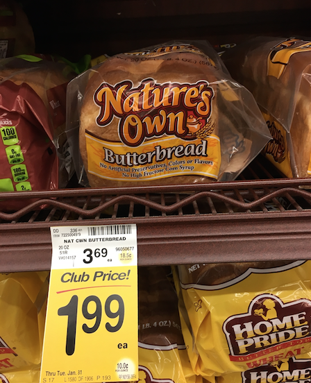 Nature's Own Bread Coupon