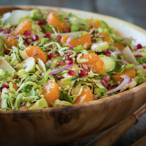 Clementine Brussels Sprouts Salad