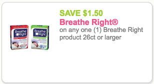 breathe right coupon