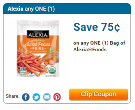 Alexia Coupon - Take Home Fries for $2.00 