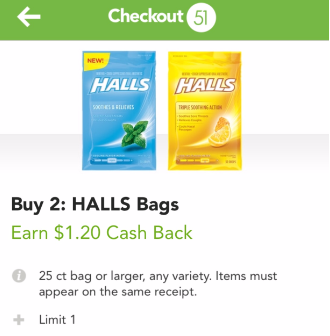 Cold and Flu Season is Here - Pay $0.89 for Halls Cough Drops