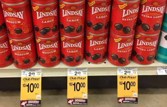 Lindsay Olives Sale - Pay as Low as $0.50, Save Up to 80%