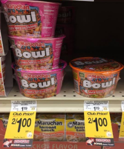 FREE Maruchan Bowl After Coupon - Super Safeway