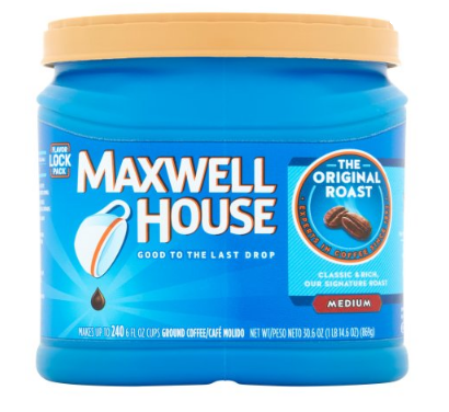 NEW Maxwell House Coupon, Pay $3.99, Save $6.00 - 60%