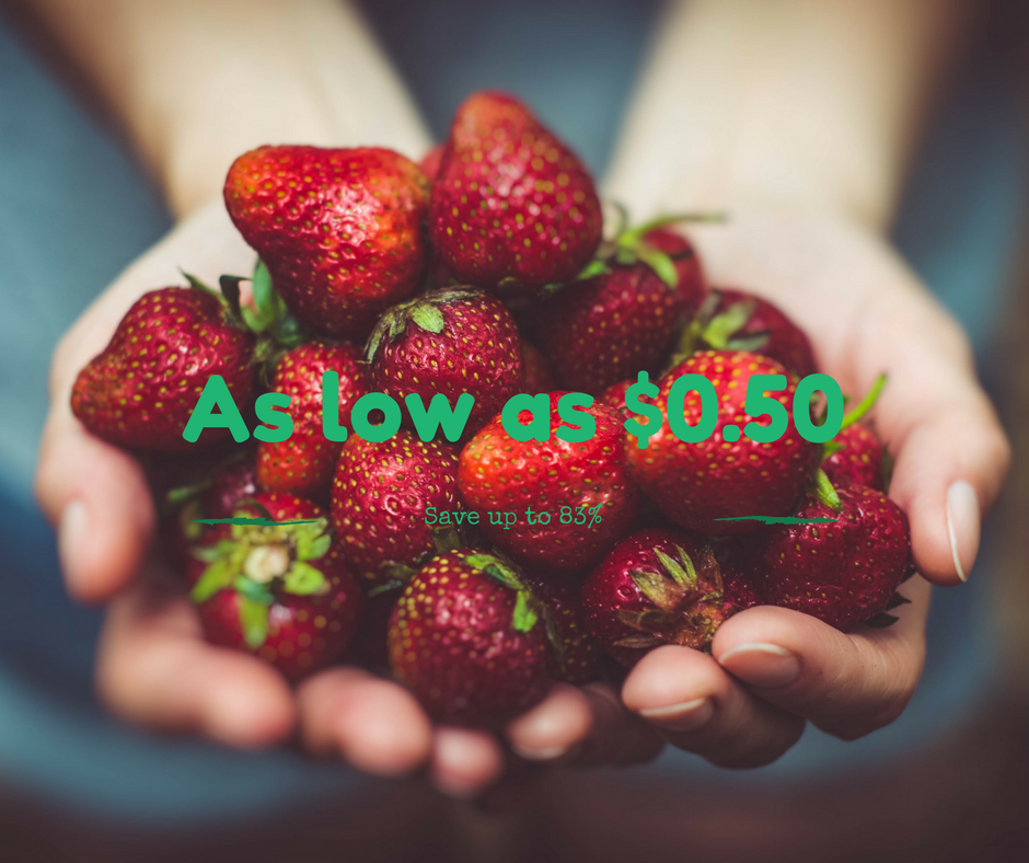 Take Home Strawberries For as Low as $0.50