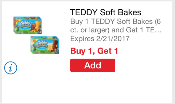 teddy soft baked coupon