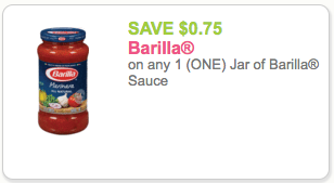barilla pasta sauce coupon
