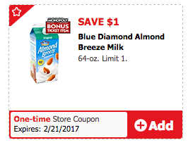 blue diamond almond breeze coupon