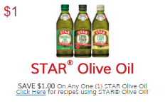 Star Olive Oil Coupon and Sale, Only $3.99