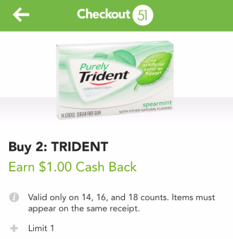 Gum Deals - Pay as Low as $0.50