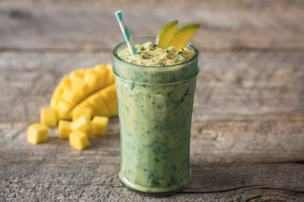 tropical kale smoothie